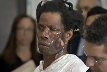 Jerome Isaac in court last year after the incident